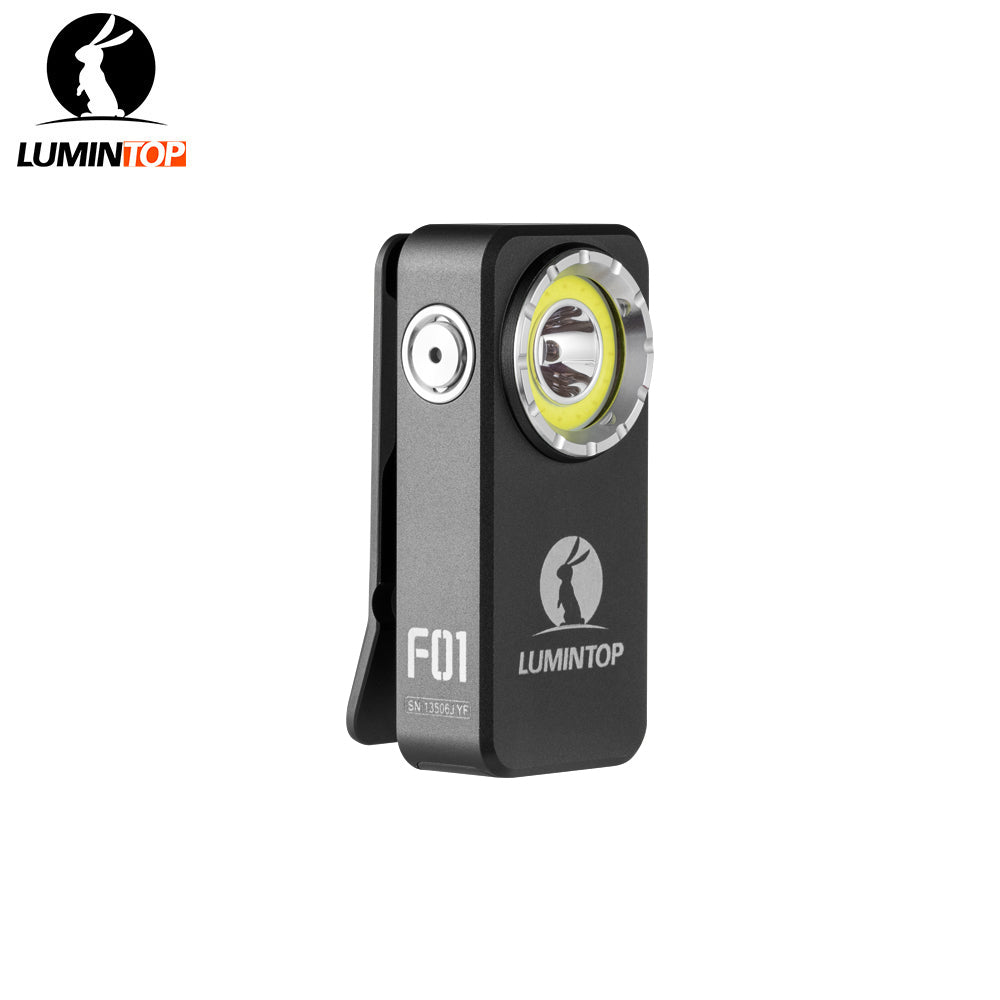 Lumintop F01 Mini Triple-Beam EDC Flashlight 1200 Lumen Pocket Light for Everyday