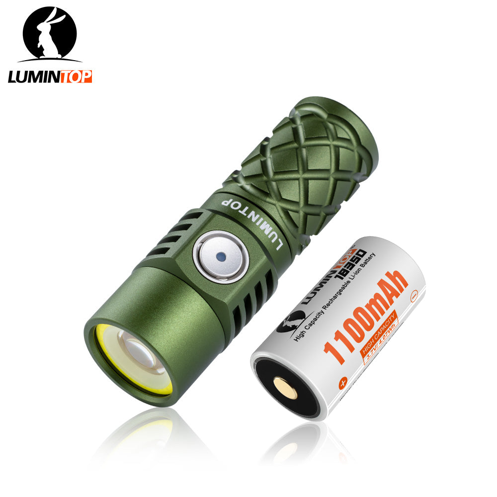 Lumintop W3 Mini LEP Flashlight – 700m White Laser with Flood & Red Light