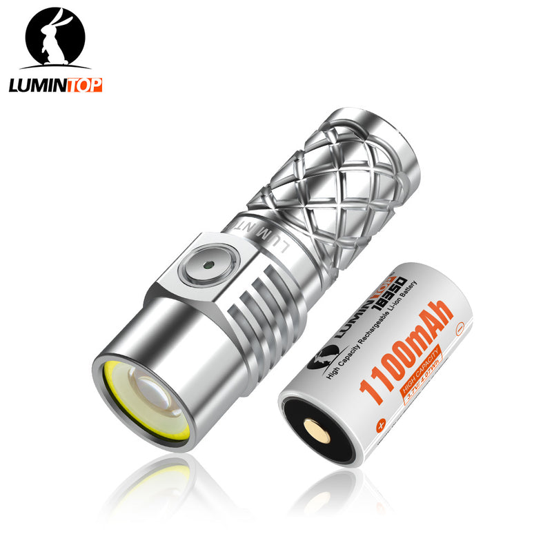 Lumintop W3 Mini LEP Flashlight – 700m White Laser with Flood & Red Light