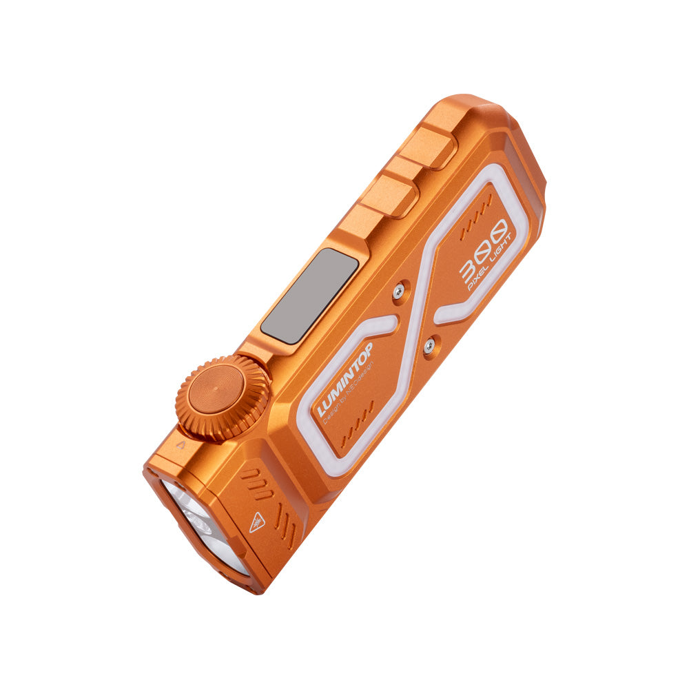 Lumintop Pixel Light – Multi-Function EDC Flashlight | 1300lm, RGB, UV & Green Laser