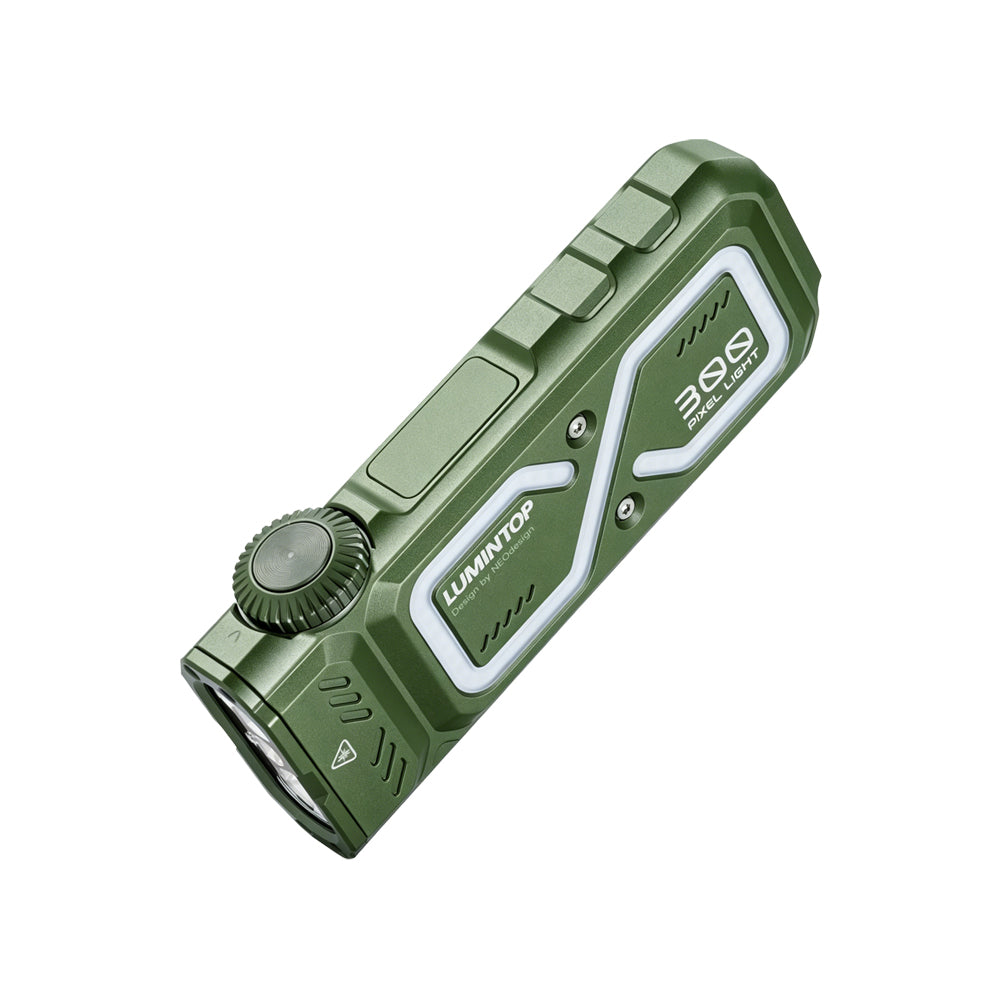 Lumintop Pixel Light – Multi-Function EDC Flashlight | 1300lm, RGB, UV & Green Laser