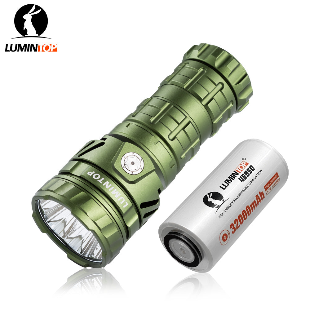 Lumintop Mach 5.0 – 15000LM Long-Range Outdoor Flashlight with Active Fan-Cooling