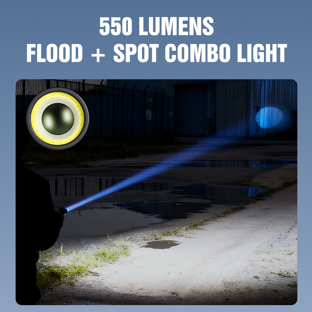 Lumintop W3 Mini LEP Flashlight – 700m White Laser with Flood & Red Light