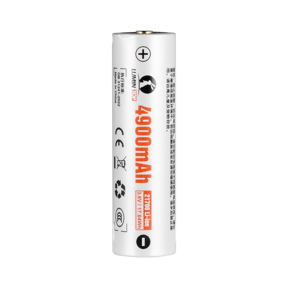 21700 USB-C Rechargeable Li-ion Battery for Flashlights