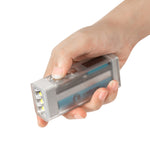 Lumintop Moonbox 10000LM Rechargeable EDC Flashlight Multi-functional Self-defense LED Torch - Transparent