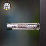 Lumintop Black Cat 400lm EDC Flashlight | 4-in-1 UV RGB Warm White Keychain Light