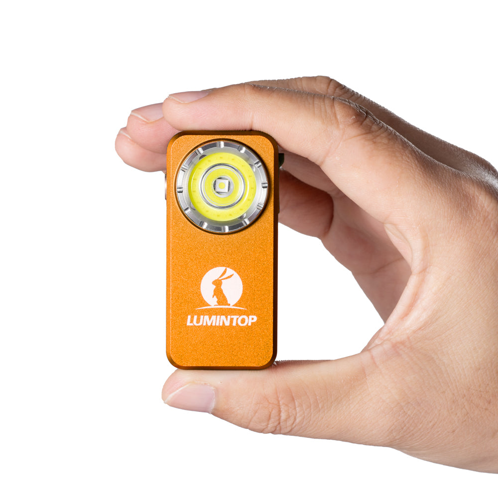 Lumintop F01 Mini Triple-Beam EDC Flashlight 1200 Lumen Pocket Light for Everyday