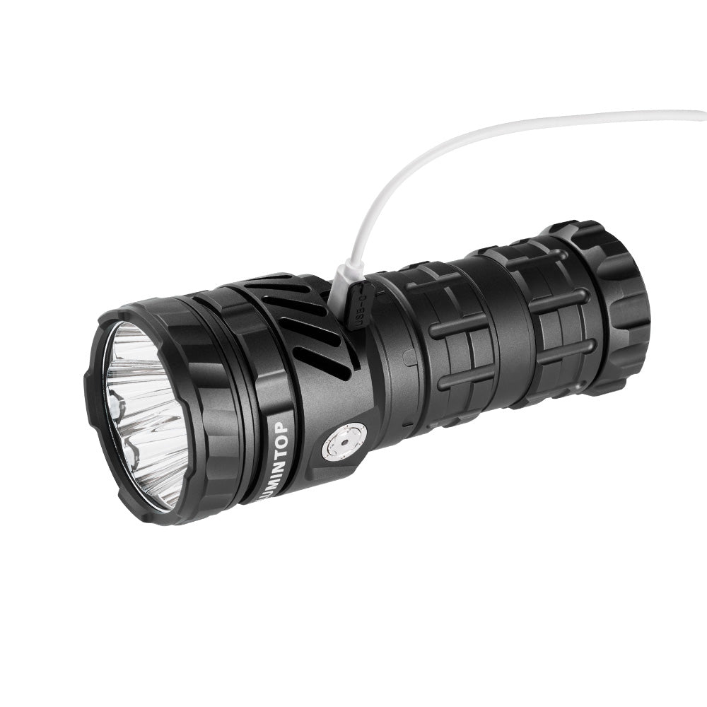 Lumintop Mach 5.0 – 15000LM Long-Range Outdoor Flashlight with Active Fan-Cooling