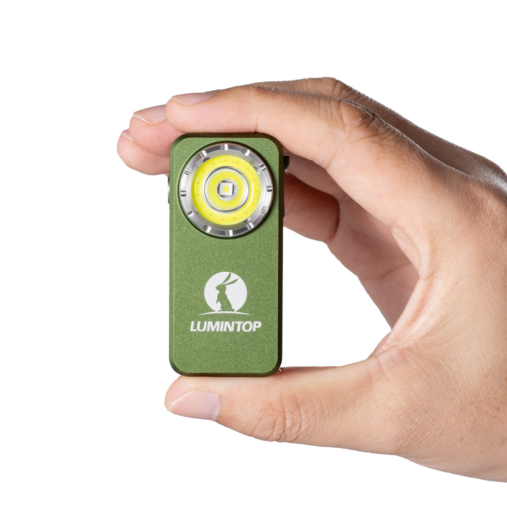 Lumintop F01 Mini Triple-Beam EDC Flashlight 1200 Lumen Pocket Light for Everyday