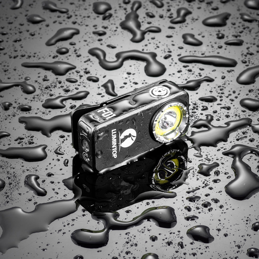 Lumintop F01 Mini Triple-Beam EDC Flashlight 1200 Lumen Pocket Light for Everyday