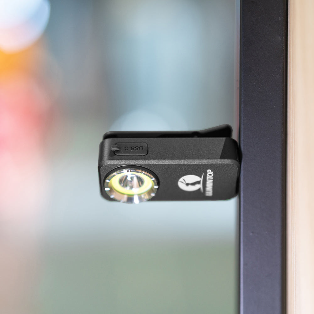 Lumintop F01 Mini Triple-Beam EDC Flashlight 1200 Lumen Pocket Light for Everyday