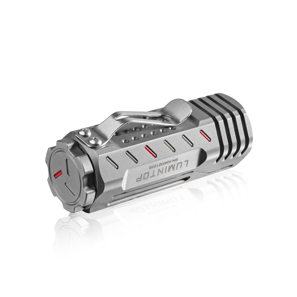 Lumintop Thor 5 LEP Flashlight 1200m Titanium Long Range Searchlight