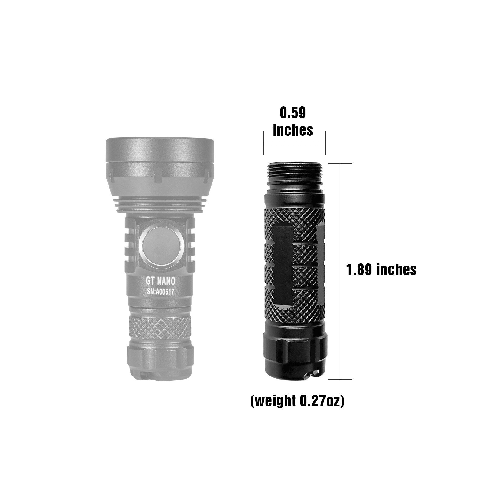 10440 and AAA Extension Tube for GT NANO & Frog - Lumintop Official Online Store Black Friday Sale