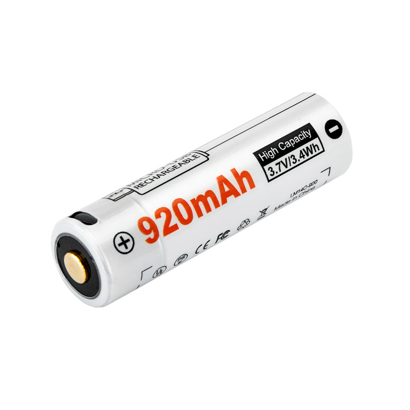 14500 USB Rechargeable Battery 920mAh - Lumintop Official Online Store