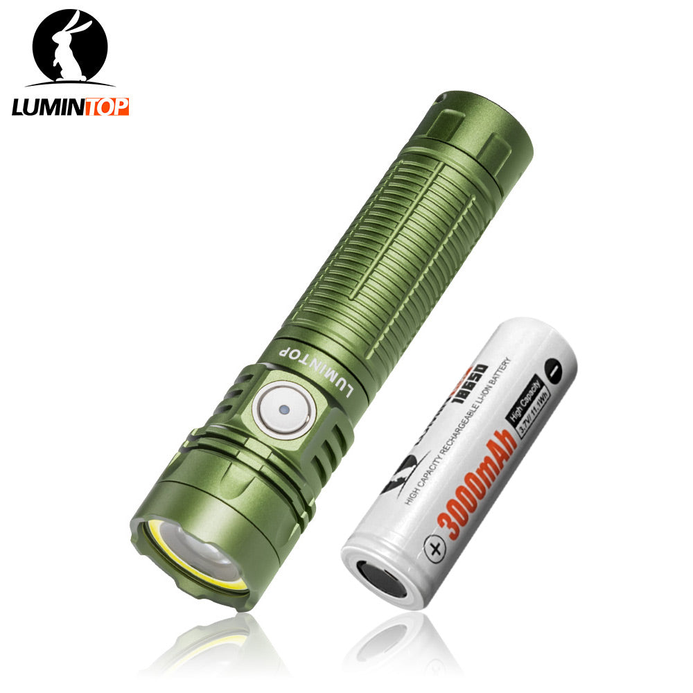 Lumintop Lumintop W1 LED COB 700LM Multipurpose Flashlight With Spotlight Floodlight Red Light 300M Long Range Outdoor Camping Lantern EDC LED Torch M