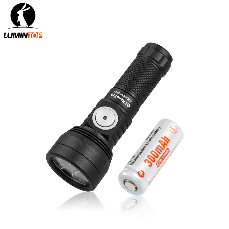Lumintop GT NANO PRO 3.0 10280 Rechargeable EDC Kaychain Flashlight 1600 Lumens