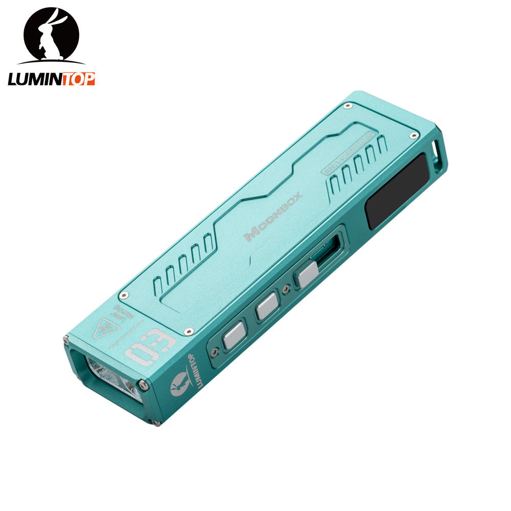 LUMINTOP MoonBox 3.0 Torcia EDC 1200 Lumen: Piatta, Ricaricabile USB-C, Con Luce Laterale E UV