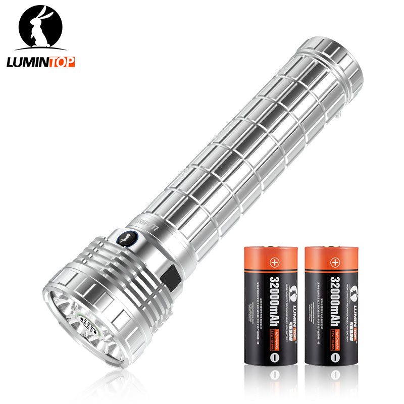 Light Mach Lumintop Mach 3.0 50000 Lumens LED Flashlight Fan-Cooling TYPE-C flash ...