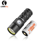 Lumintop W3 Mini LEP Flashlight – 700m White Laser with Flood & Red Light