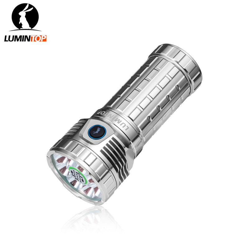 Lumintop Mach4695 – 23,000 Lumen Flashlight with Fan Cooling & 500m Throw