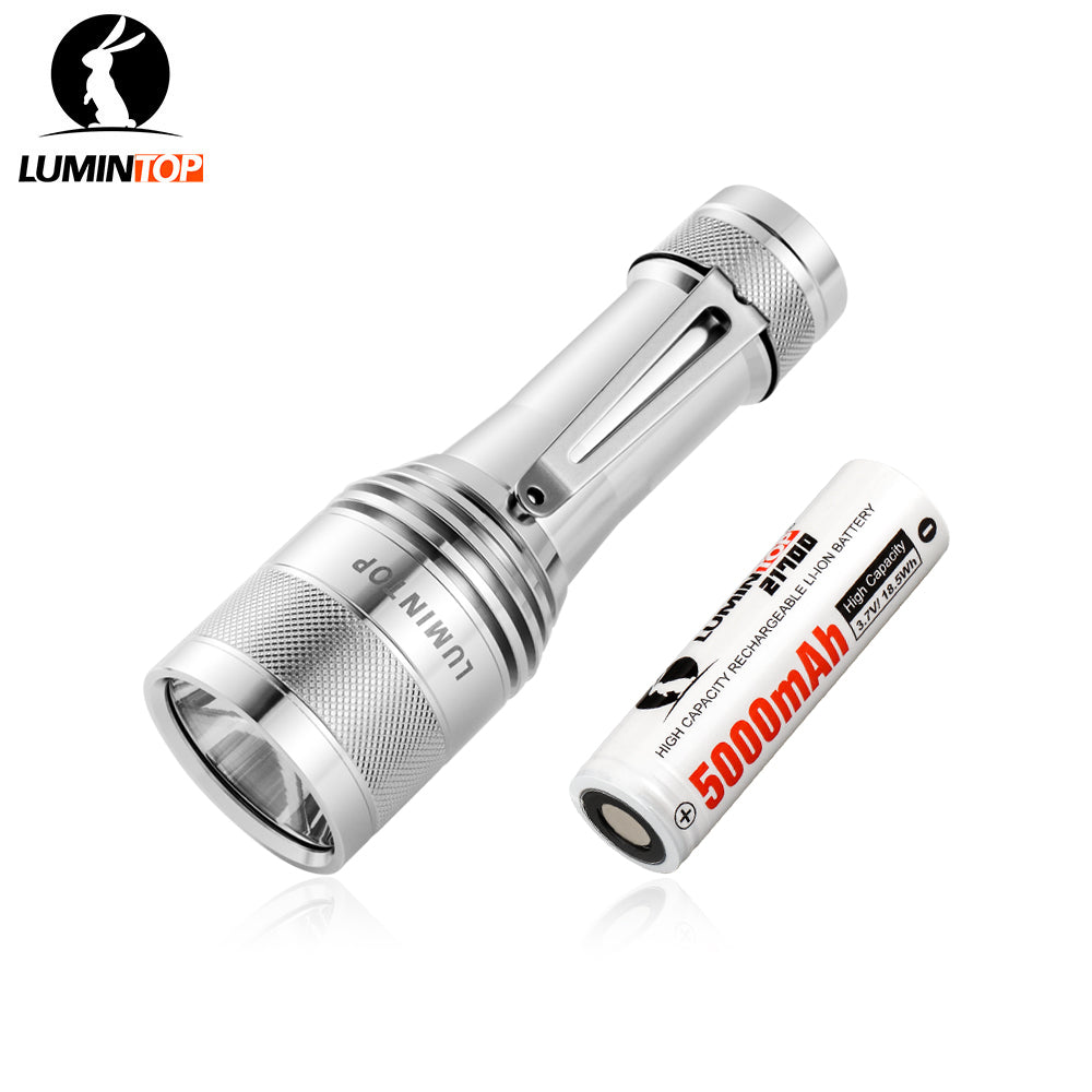 Lumintop Fw21 X9L sbt90.2 チタン FW21 X9L 6500 Lumens SBT-90 LED Outdoor Flashlight
