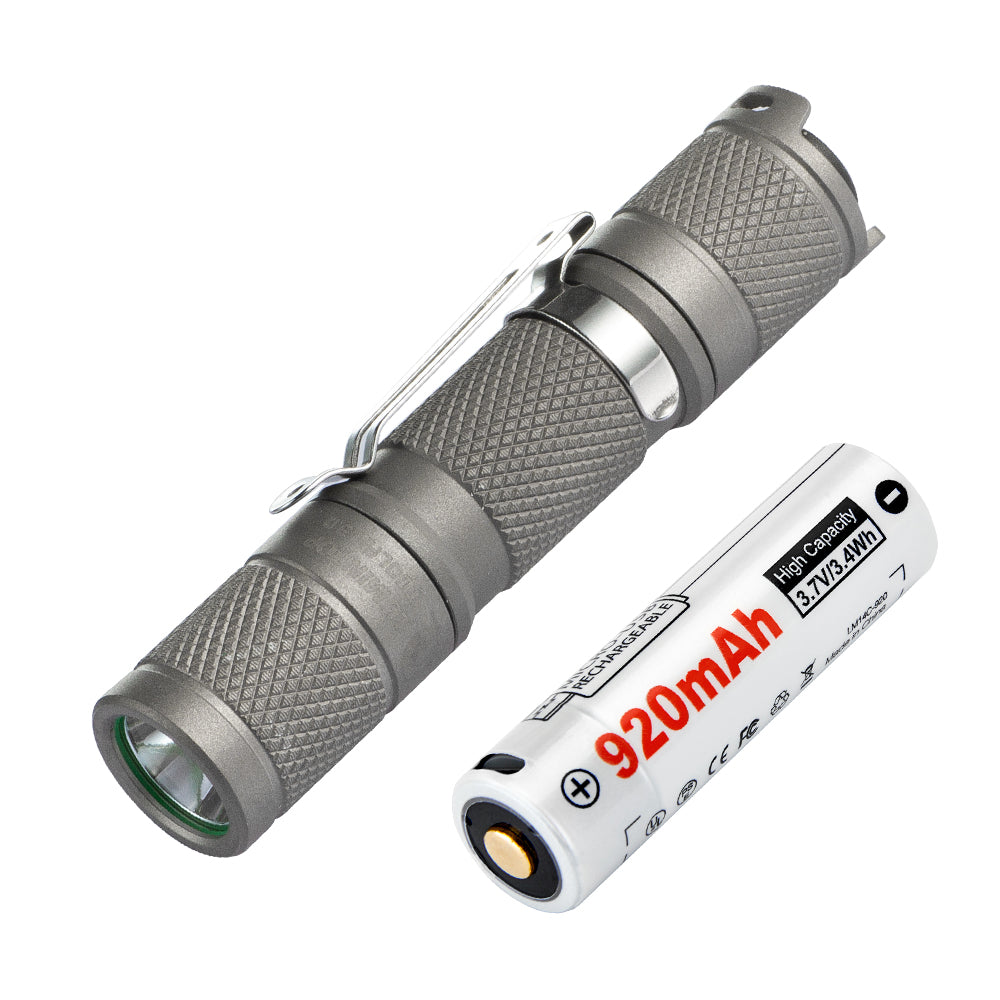 Lumintop Lumintop Tool AA 3.0 900Lumens Mini EDC Powerful Flashlight Super Bright EDC Titanium Alloy Pocket Lamp Mini LED Torch 5 Mode by 14500 Batter
