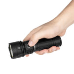 Lumintop W2 LED Spotlight Flashlight with COB Red & White Light 26800 Battery
