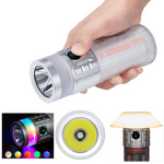 Lumintop Rainbow 1.0 LED+RGB Flashlight 3000LM 46950 Battery Camping Torch（Only US）