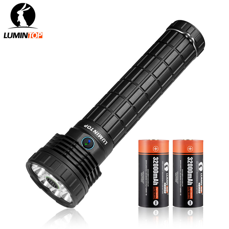 Lumintop Mach 3.0 10000 Lumens LED Flashlight Fan-Cooling TYPE-C flashlight