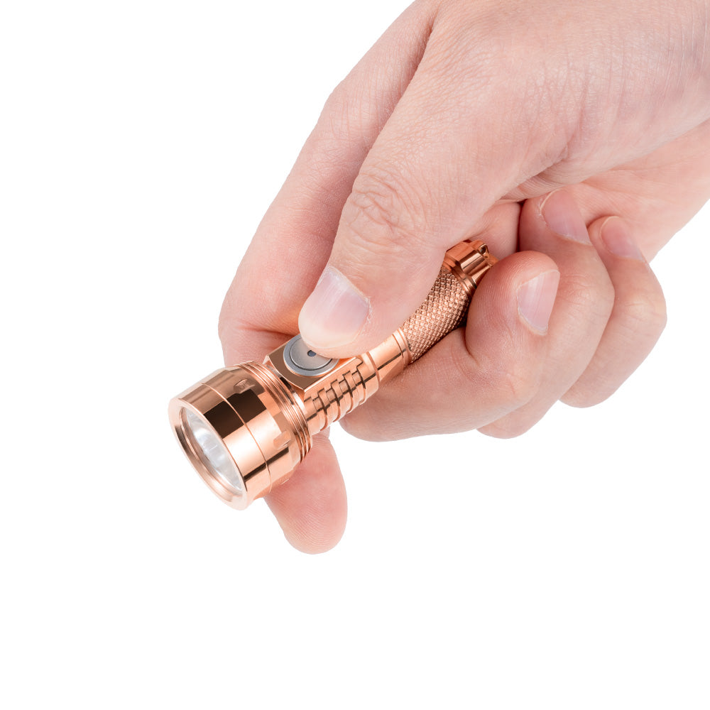 copper flashlight rechargeable Lumintop GT NANO 3.0 Copper Rechargeable EDC Flashlight – Lumintop Official Online Store
