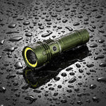 Lumintop W2 LED Spotlight Flashlight with COB Red & White Light 26800 Battery