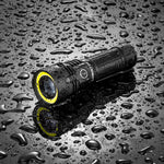Lumintop W2 LED Spotlight Flashlight with COB Red & White Light 26800 Battery