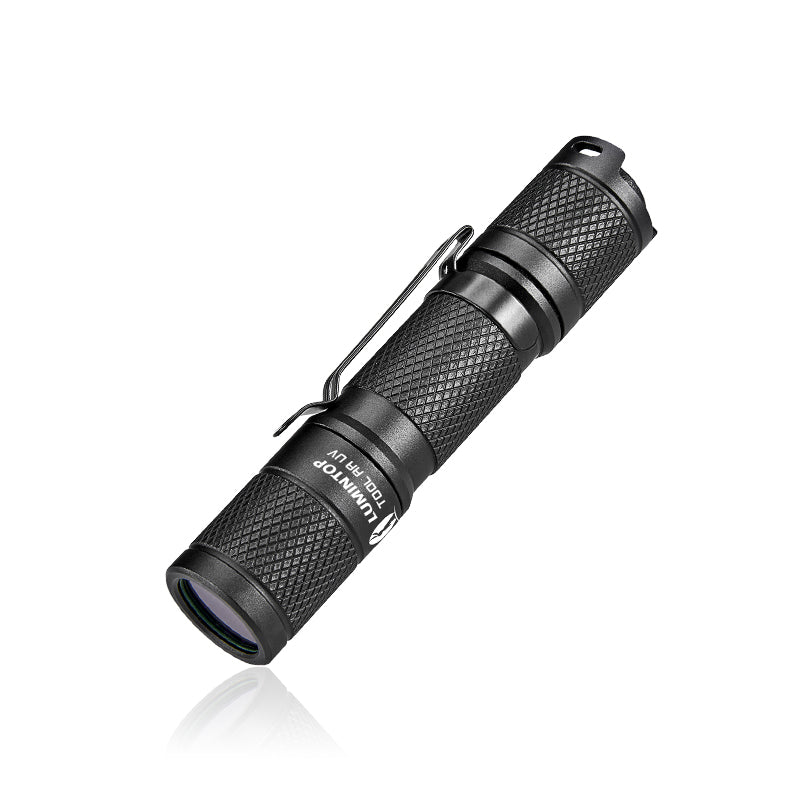 Lumintop Lumintop Tool AA UV 2.0 Ultraviolet Flashlight UV Flashlight 2 Mode 365nn Wavelength Black Light Flashlight 14500 Battery Mini Camping UV Tor