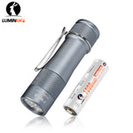 Lumintop FWAA Gray EDC Flashlight with 14500 1000mAh Li-ion Battery – 1600lm, SS Clip