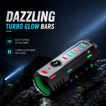 Lumintop Thor 5 dazzling turbo glow bars red green blue multicolor easy to find in the dark included EDC flashlight
