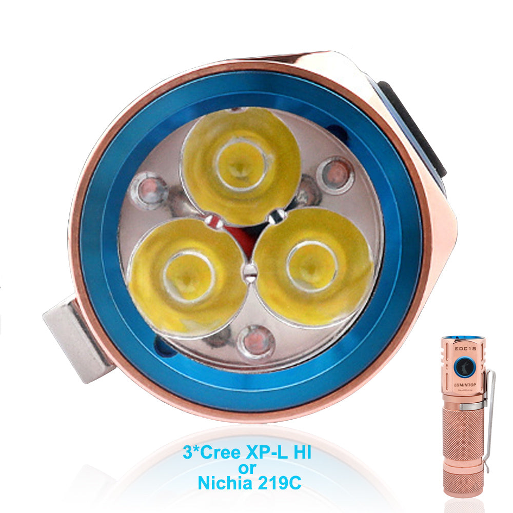 Lumintop® EDC18 Copper LED Flashlight